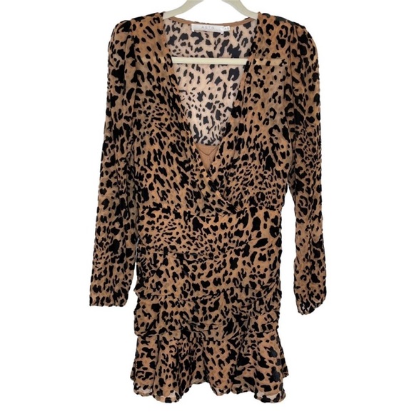 ASTR The Label Nikita Leopard Print Mini Dress - Picture 5 of 13